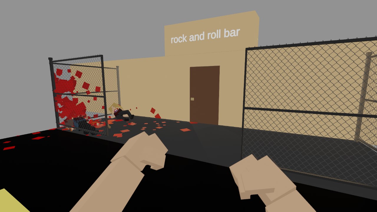 The rock and roll bar