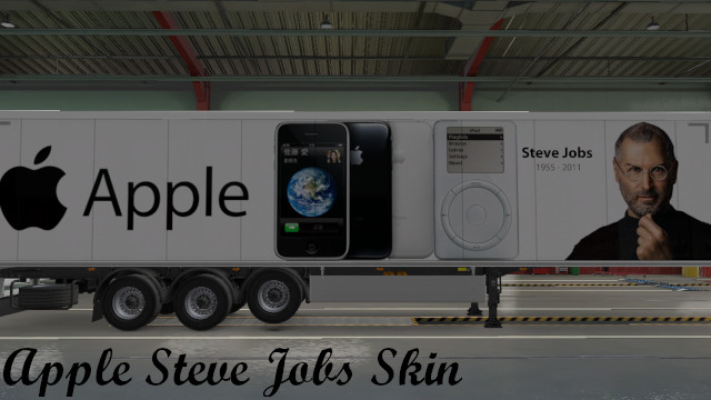 Apple Steve jobs Trailer Skin
