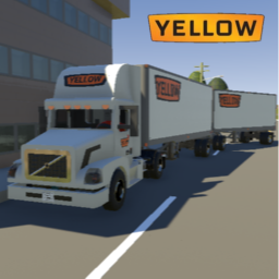 Volvo VNL 300 4x2 W/T Double (Yellow)