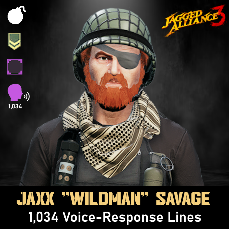 MERC: Jaxx "WILDMAN" Savage (custom voice)