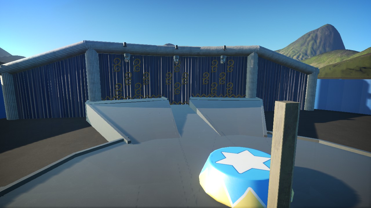 muro y escenario stardust