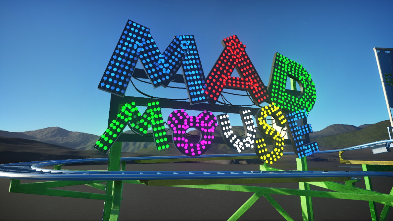 mad mouse coaster