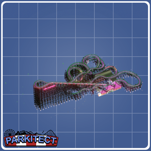 Neon Dragon™ Wooden Coaster