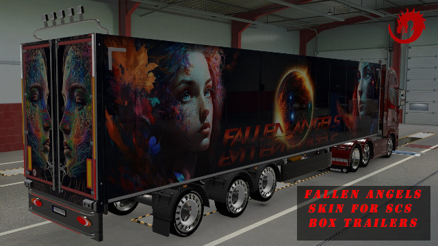 FALLEN ANGEL – SKIN FOR SCS BOX TRAILERS ETS2