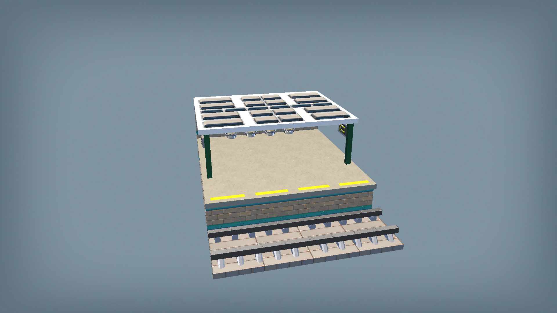 Modular Railway Passenger Station (Middle)