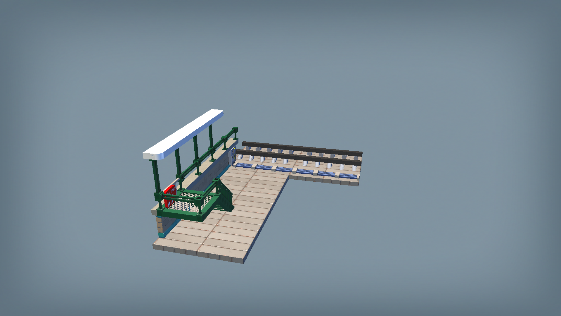 Modular Railway Passenger Station (End)