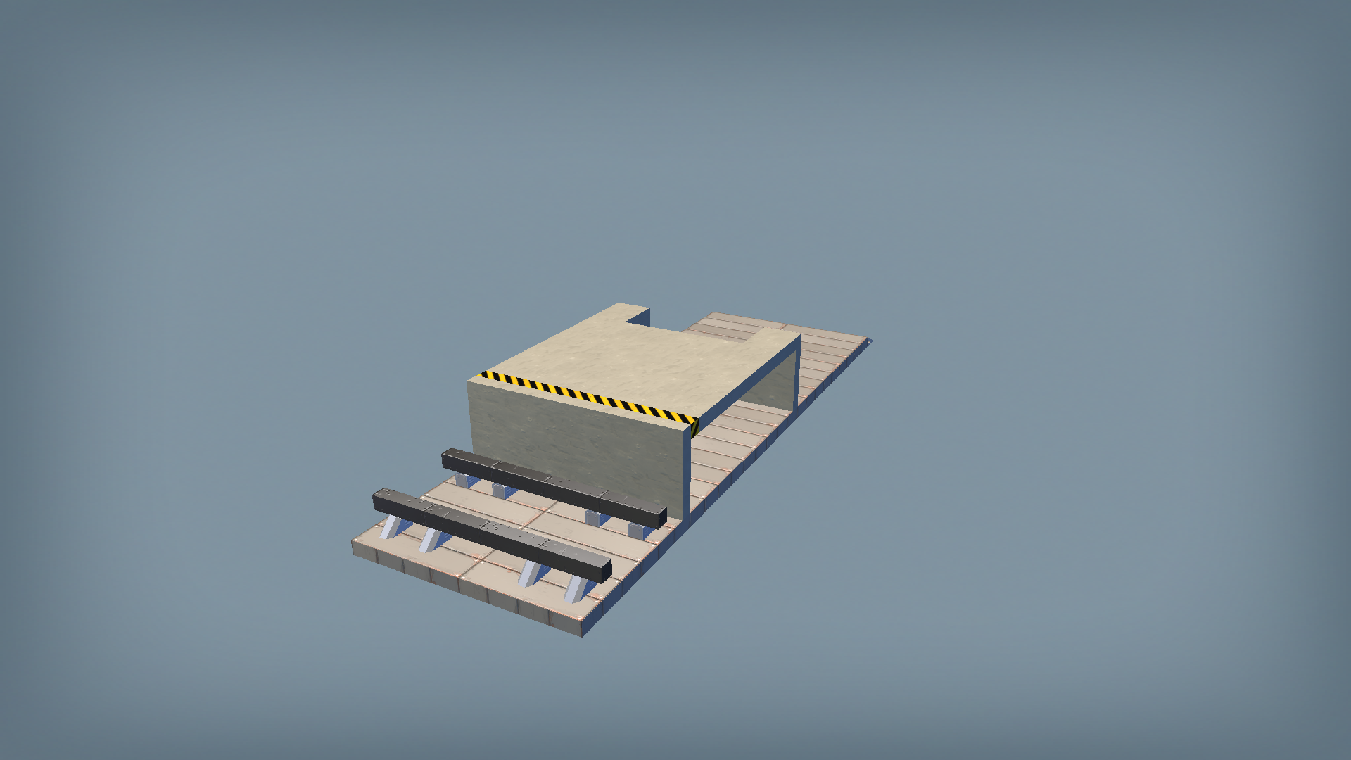 Modular Railway Cargo Station (Ramp)