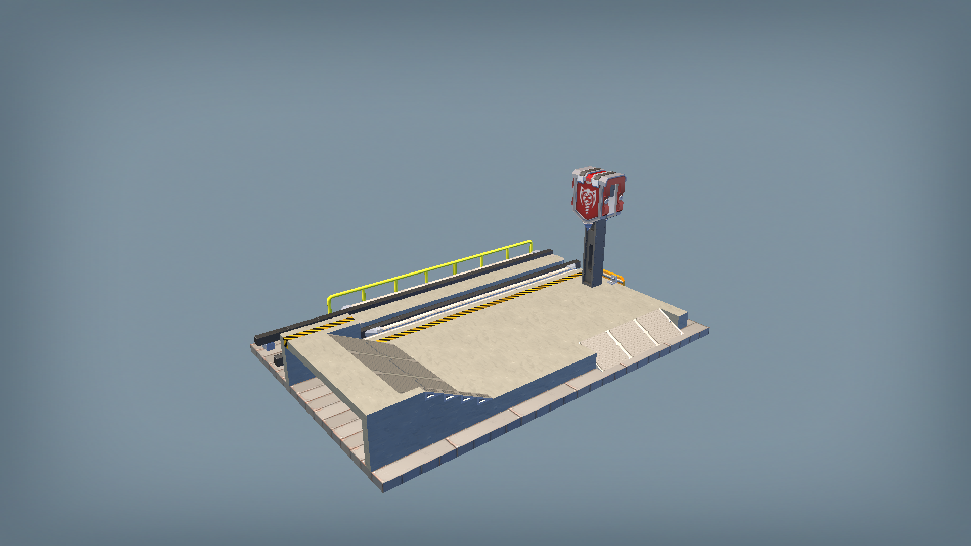 Modular Railway Cargo Station (End)