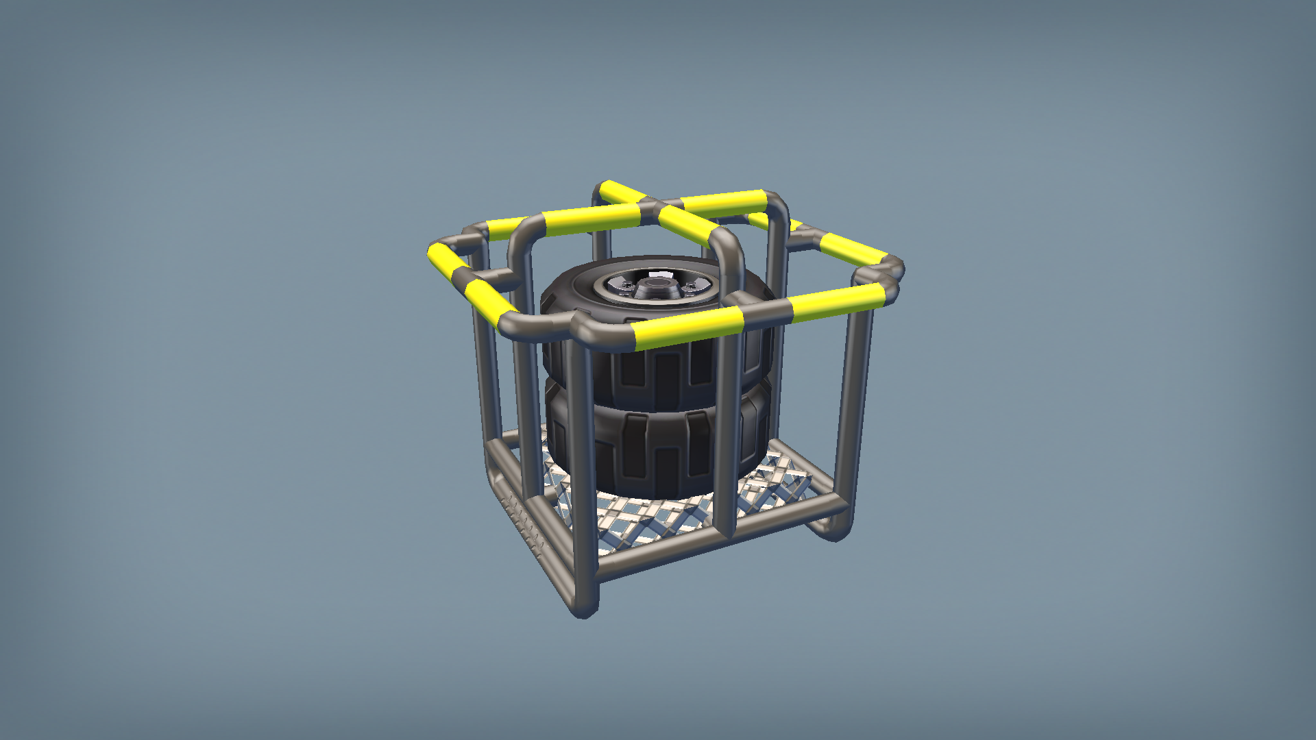 Modular Railway Cargo Basket (Wheels)