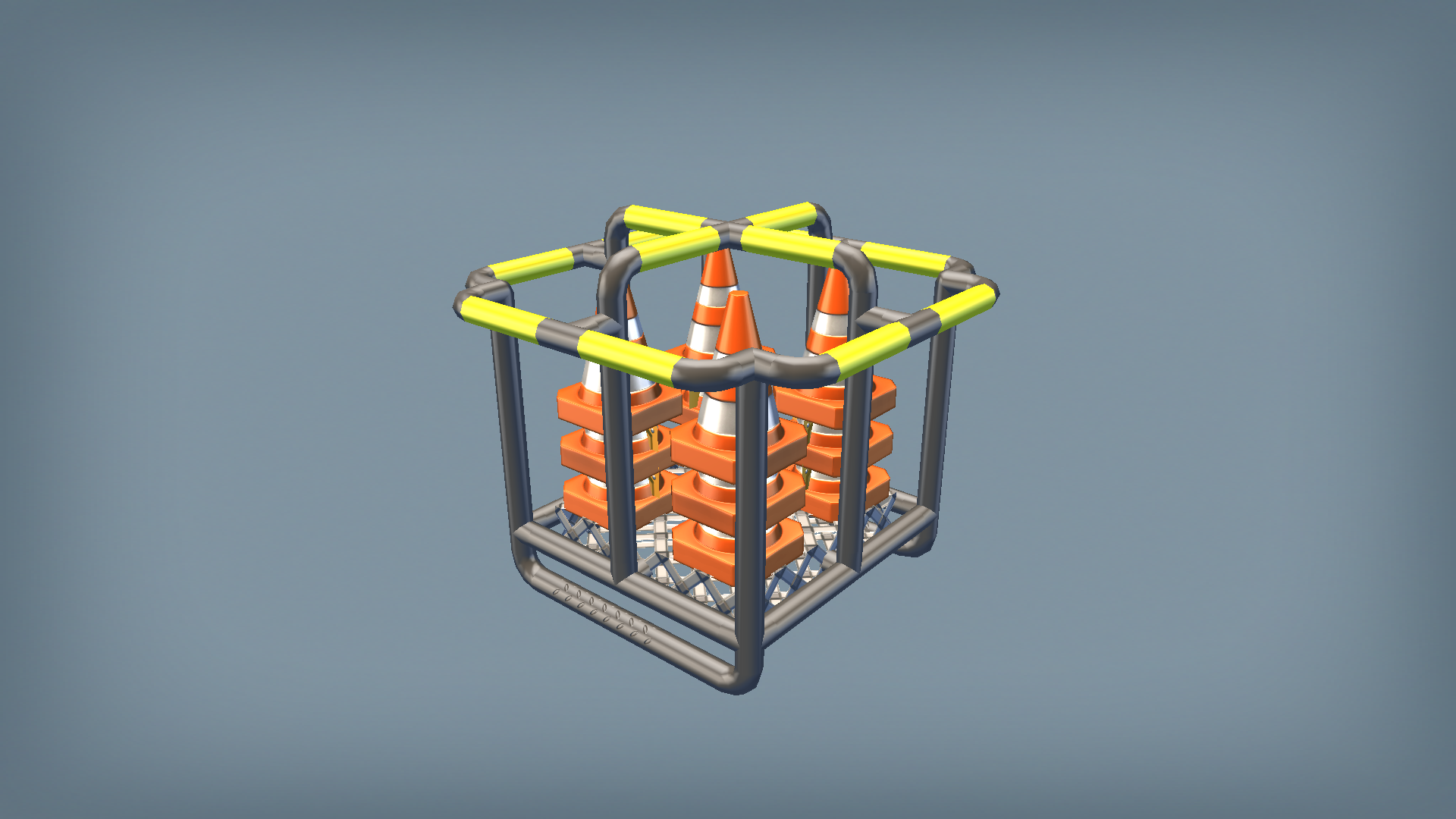 Modular Railway Cargo Basket (Cones)