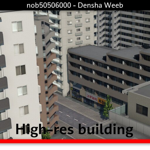 Steam Workshop::JP Asset, High-res building