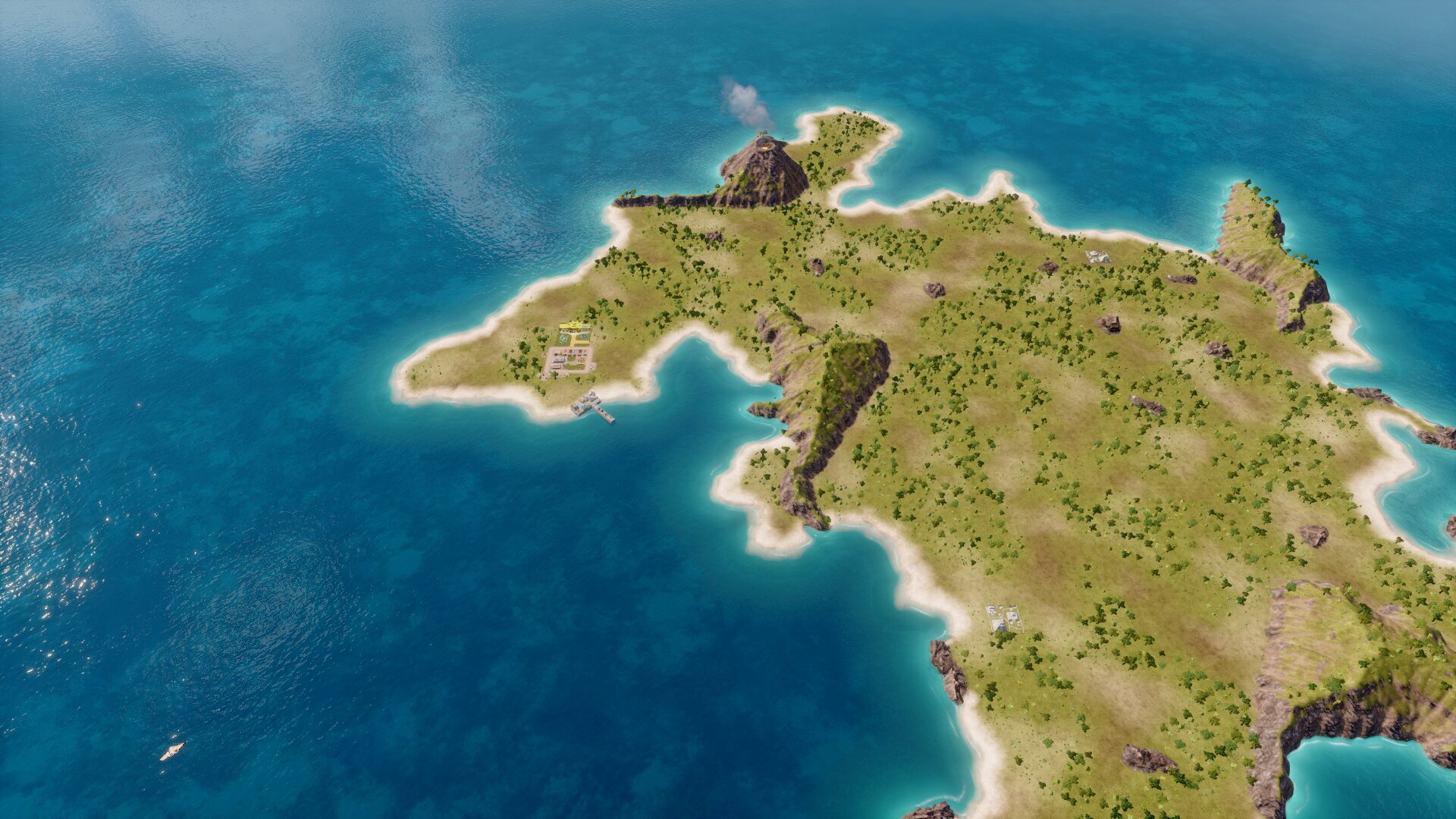 Hammerhead shark island