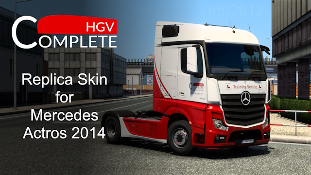Complete HGV Replica Skin for Actros 2014