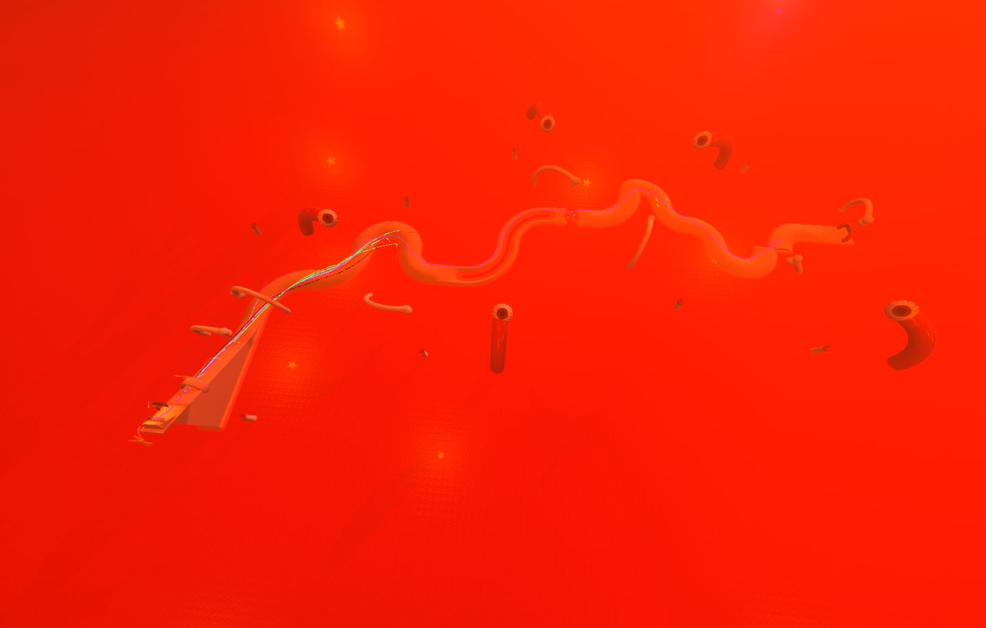 blood in the water