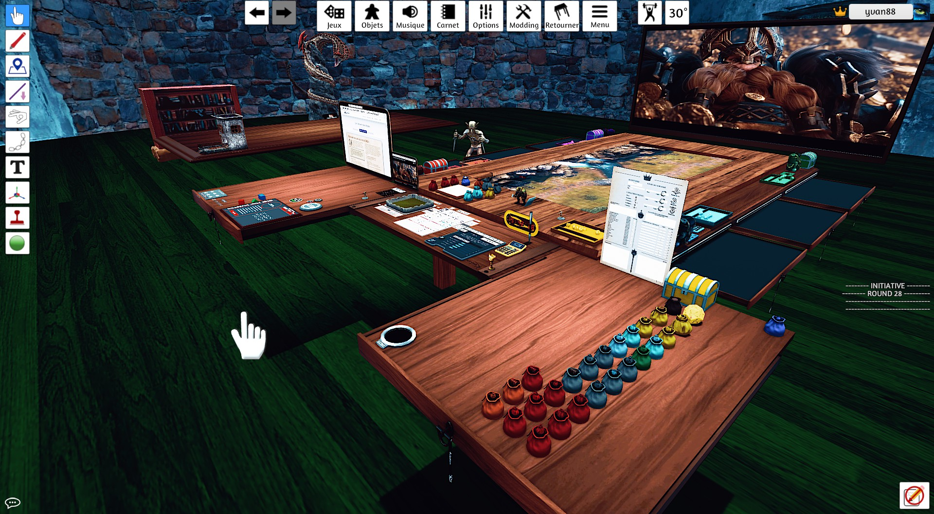 D&D FR Mega table toute option pour grosse config petit pc s'abstenir