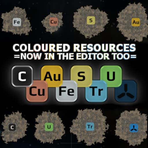 Coloured Resources In Editor