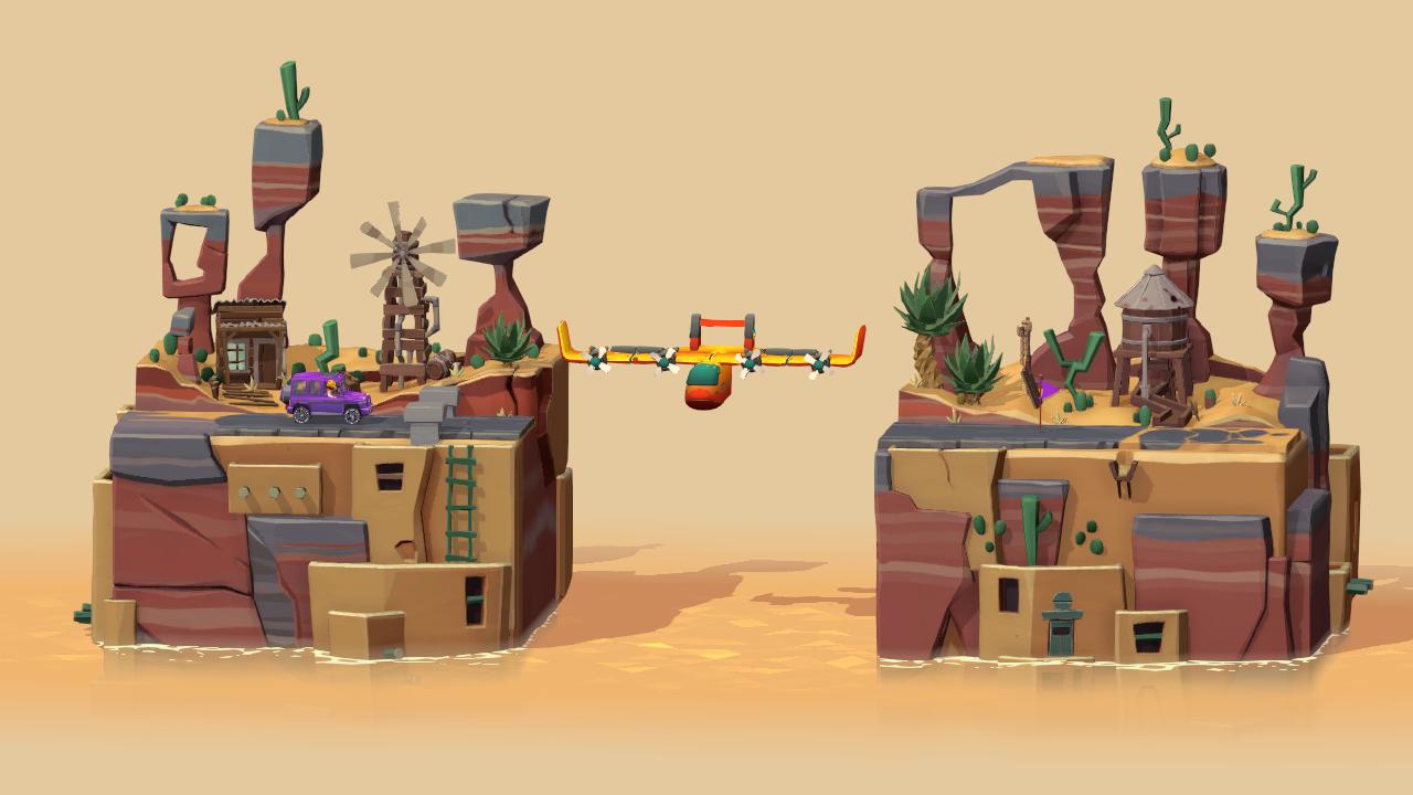 twin drawbridge with 1 hydrolic