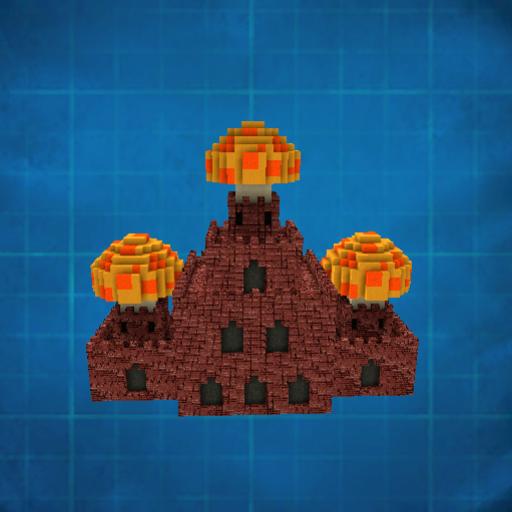 Chateau mario bros nes avec champis 1