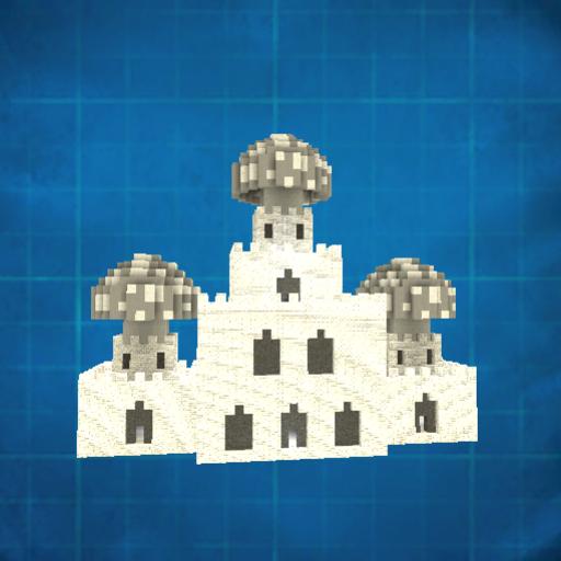 Chateau mario bros nes avec champis 3