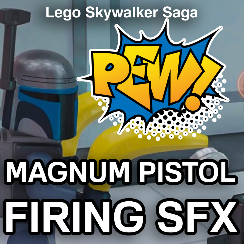 Lego PEW - Magnum Pistol Firing Sound Effect
