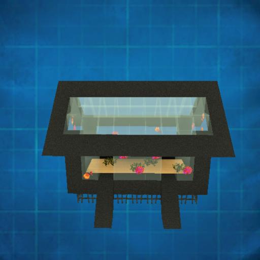 Le chizzard coop version aquarium