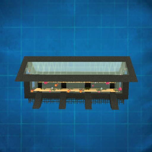 Le long chizzard coop aquarium
