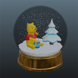 Disney Snow Globe Puuh