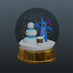 Disney Snow Globe Stitch