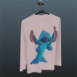Disney Long Shirt Stitch 1