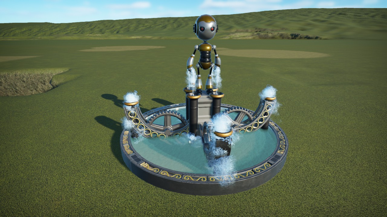 steam punk fontijn