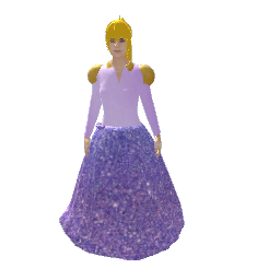 Rapunzel doll out of box