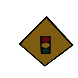 Traffic light sign preview