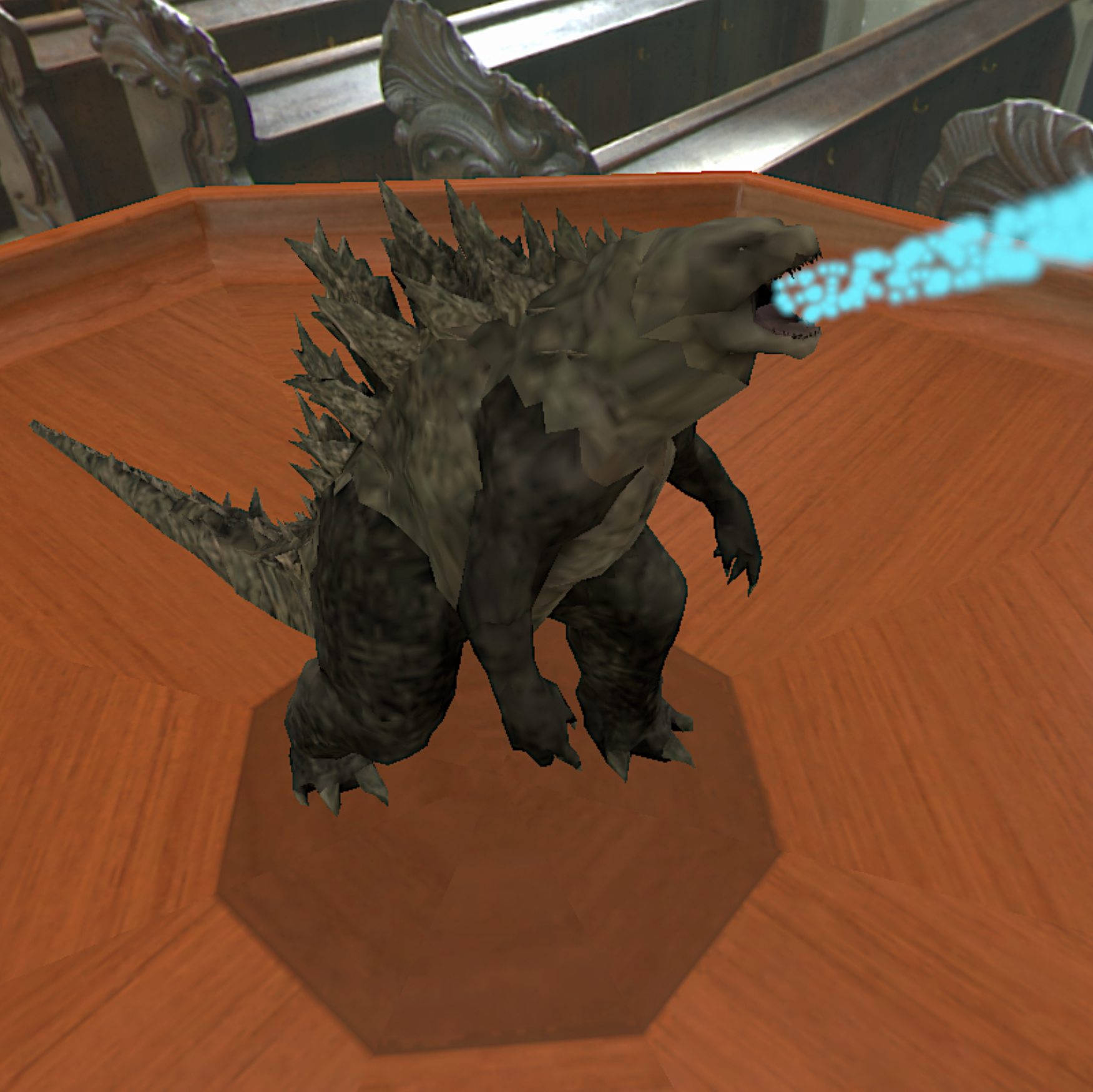 Godzilla animated figurine