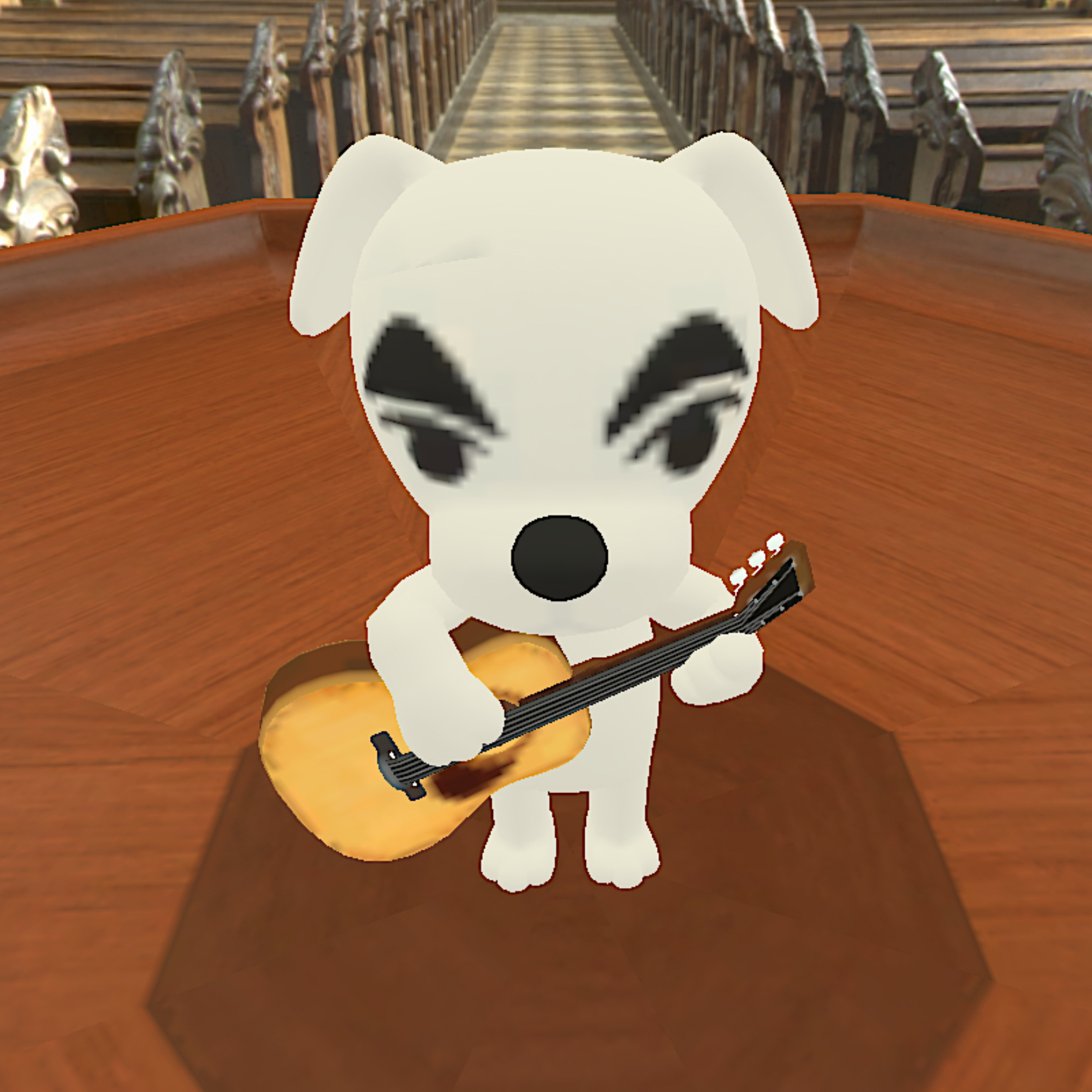 Fun singing dog