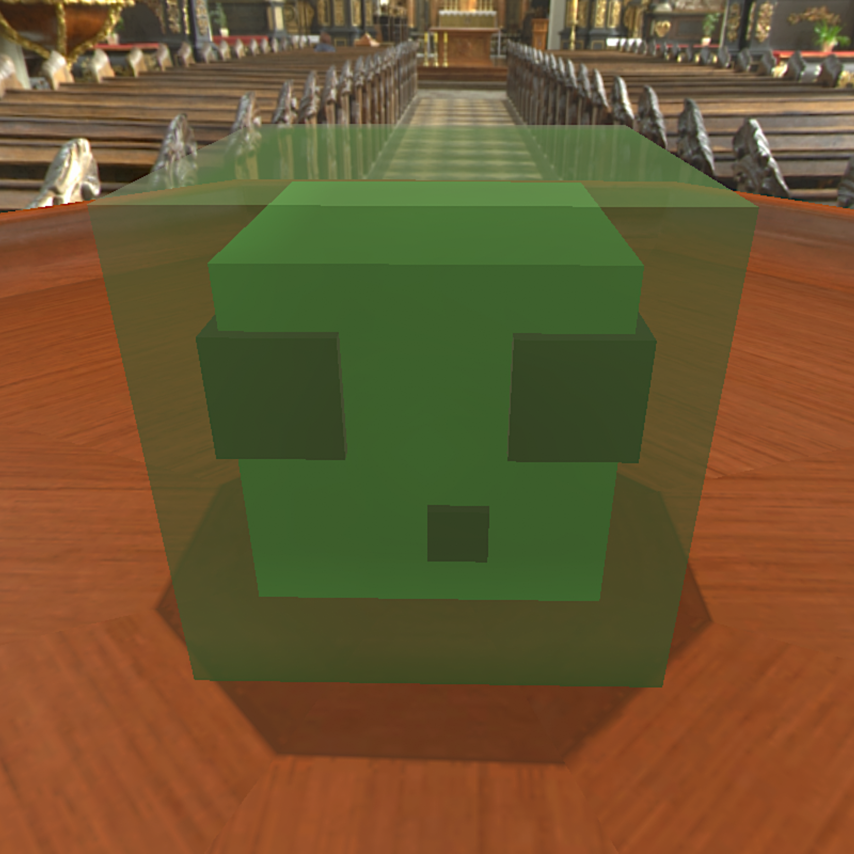 Minecraft Slime Head & sound effect