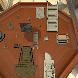 Stone/Metal Stairs