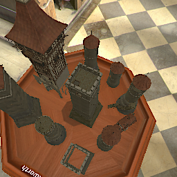 Red Castle Town Towers