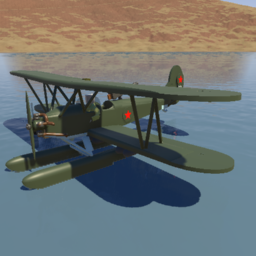 Polikarpov Po-2 (U-2M) Night Bomber Twin Float Plane by Uncle T