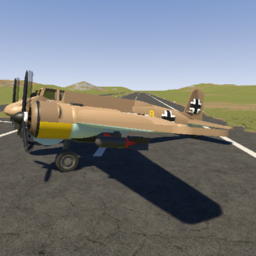 Henschel Hs-129 B-2 Desert w Bombs by Uncle T
