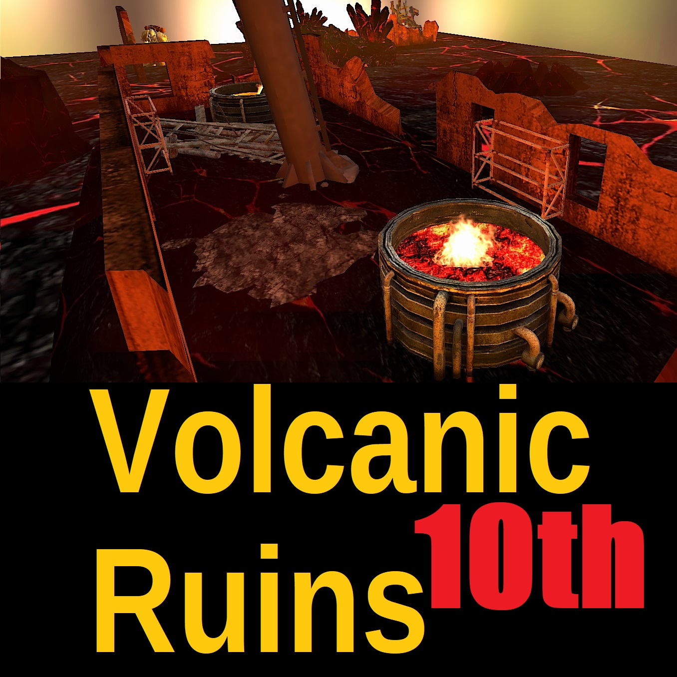 40k Strike Force/Incursion Map: Volcanic Ruins