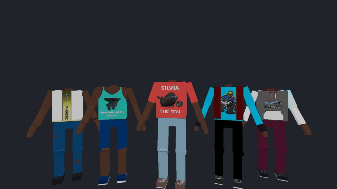YM's Random Body Textures #9(Dark Skintone)
