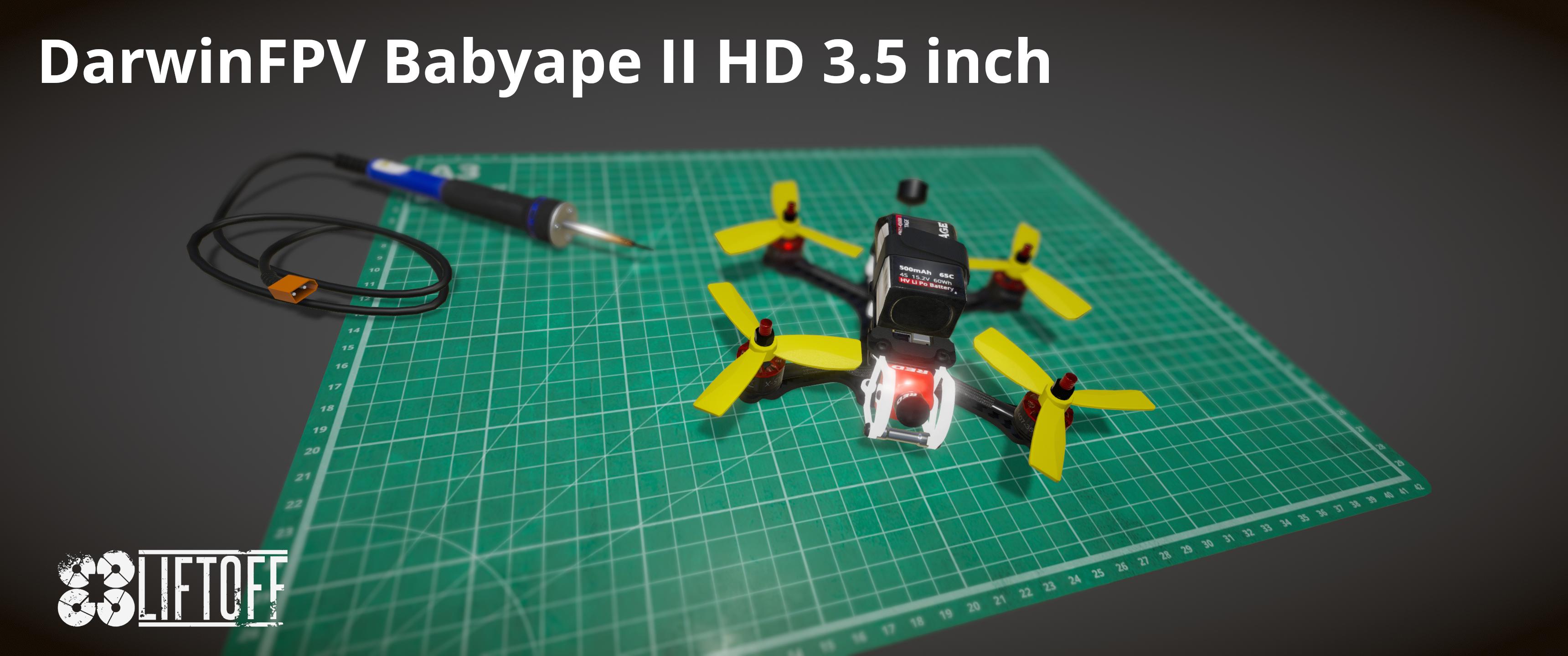 DarwinFPV Babyape II HD 3.5 inch