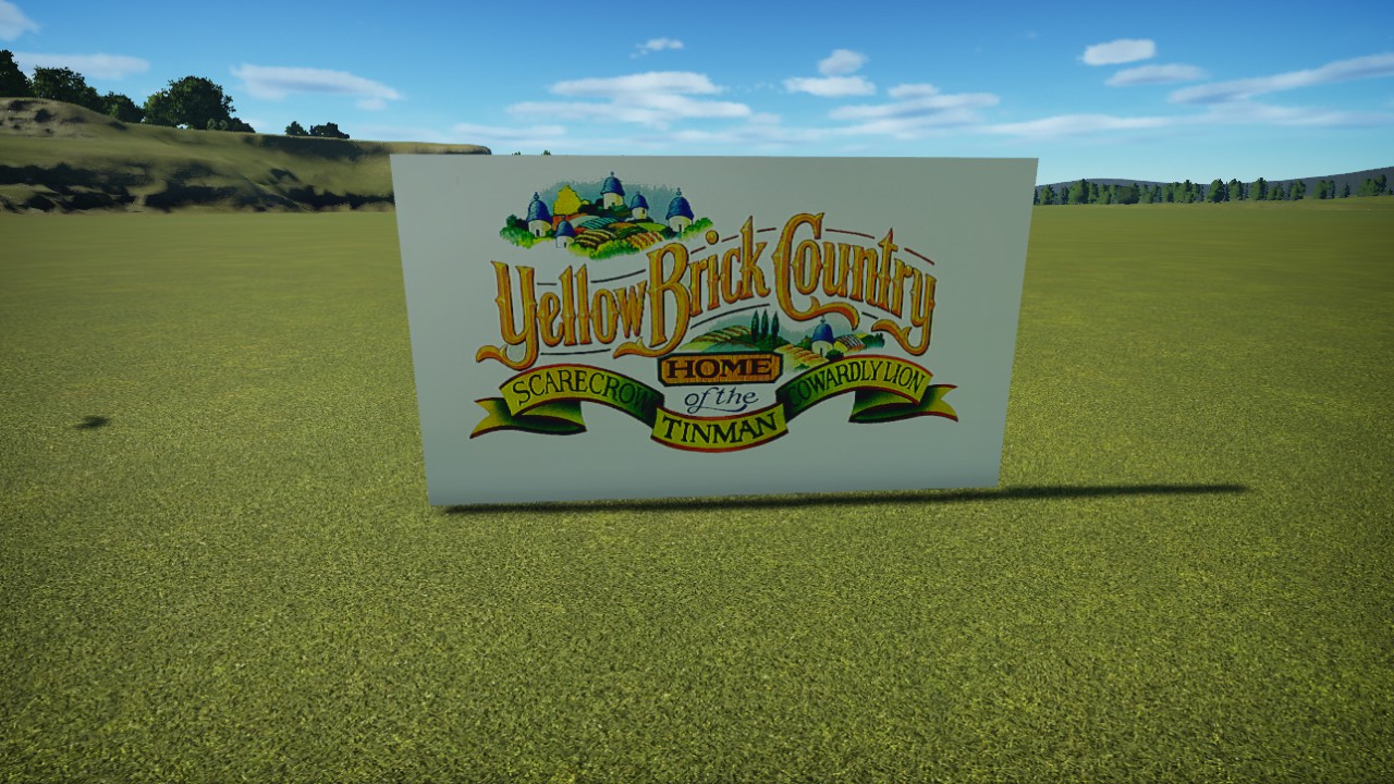 OZ-YellowBrickRoadCountrySign-4mX2.25m