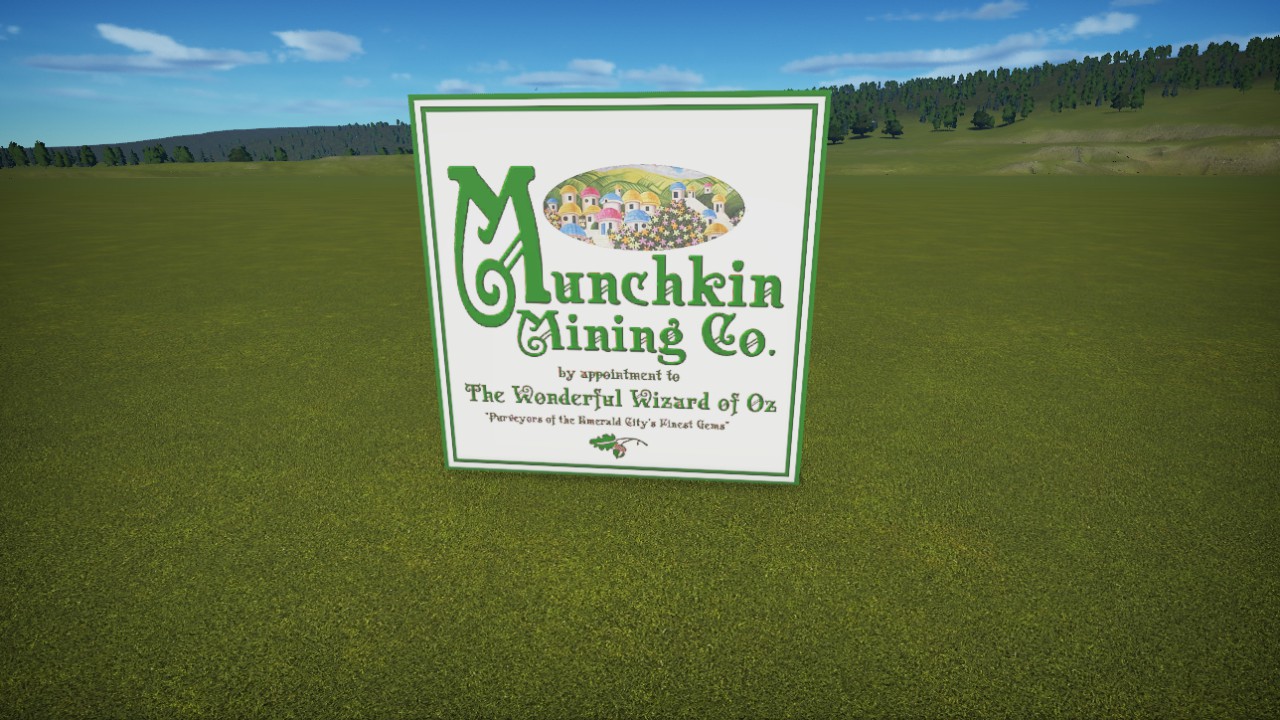 OZ-MunchkinMiningSign4mX4m