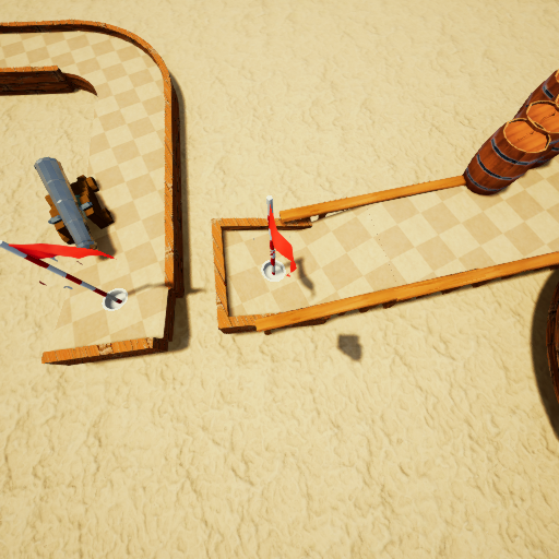 Not the Ordinary Yarr golf mini map 8 Hole?