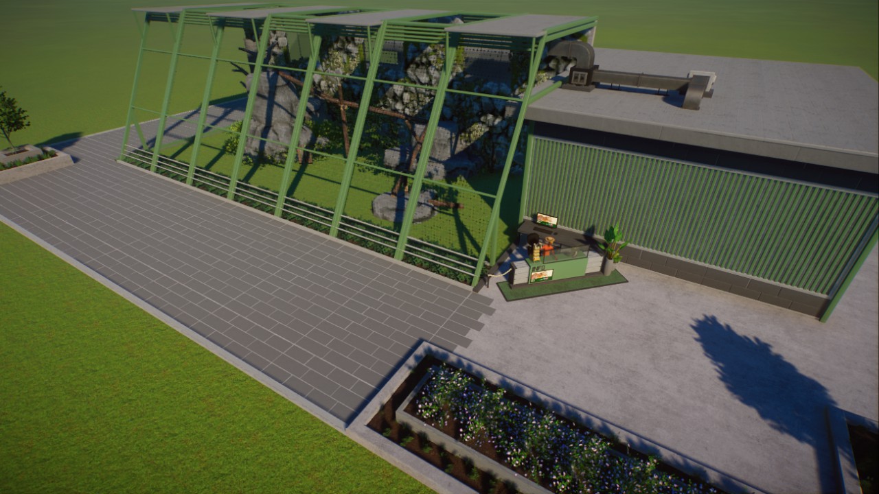 Big Cat Enclosure By Adamup