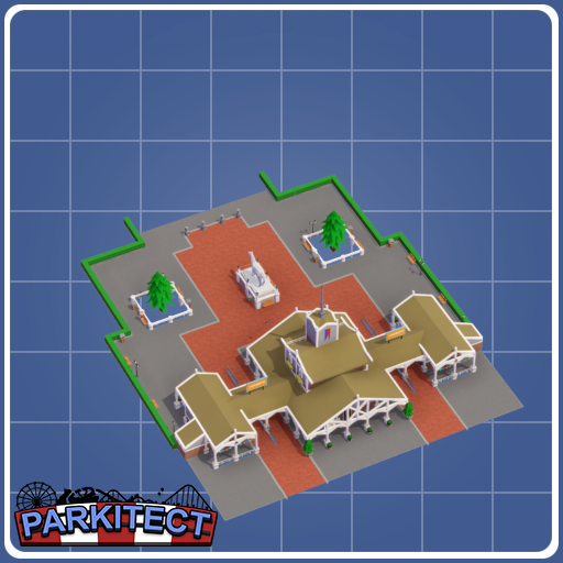 little main entrance