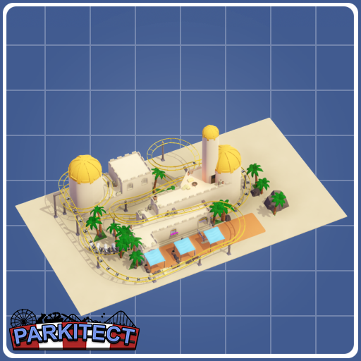 Arabic inspired coaster