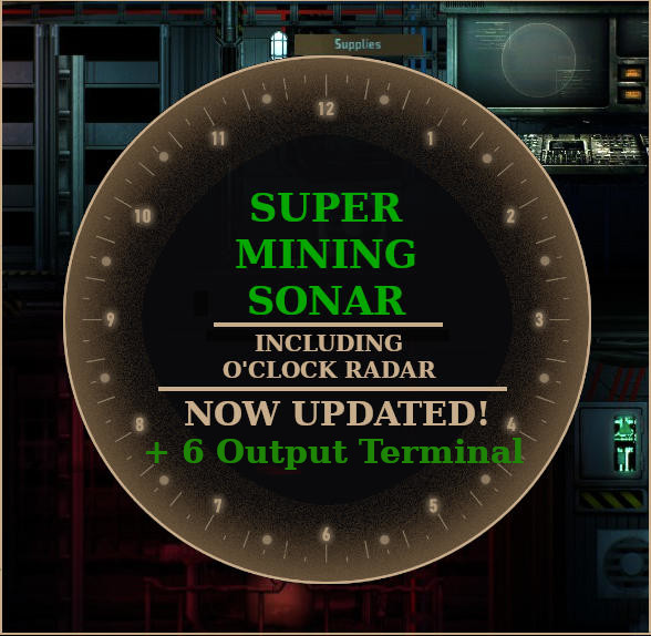 Super Mining Sonar + oClockRadar + 6 outputs