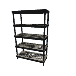 metal shelf